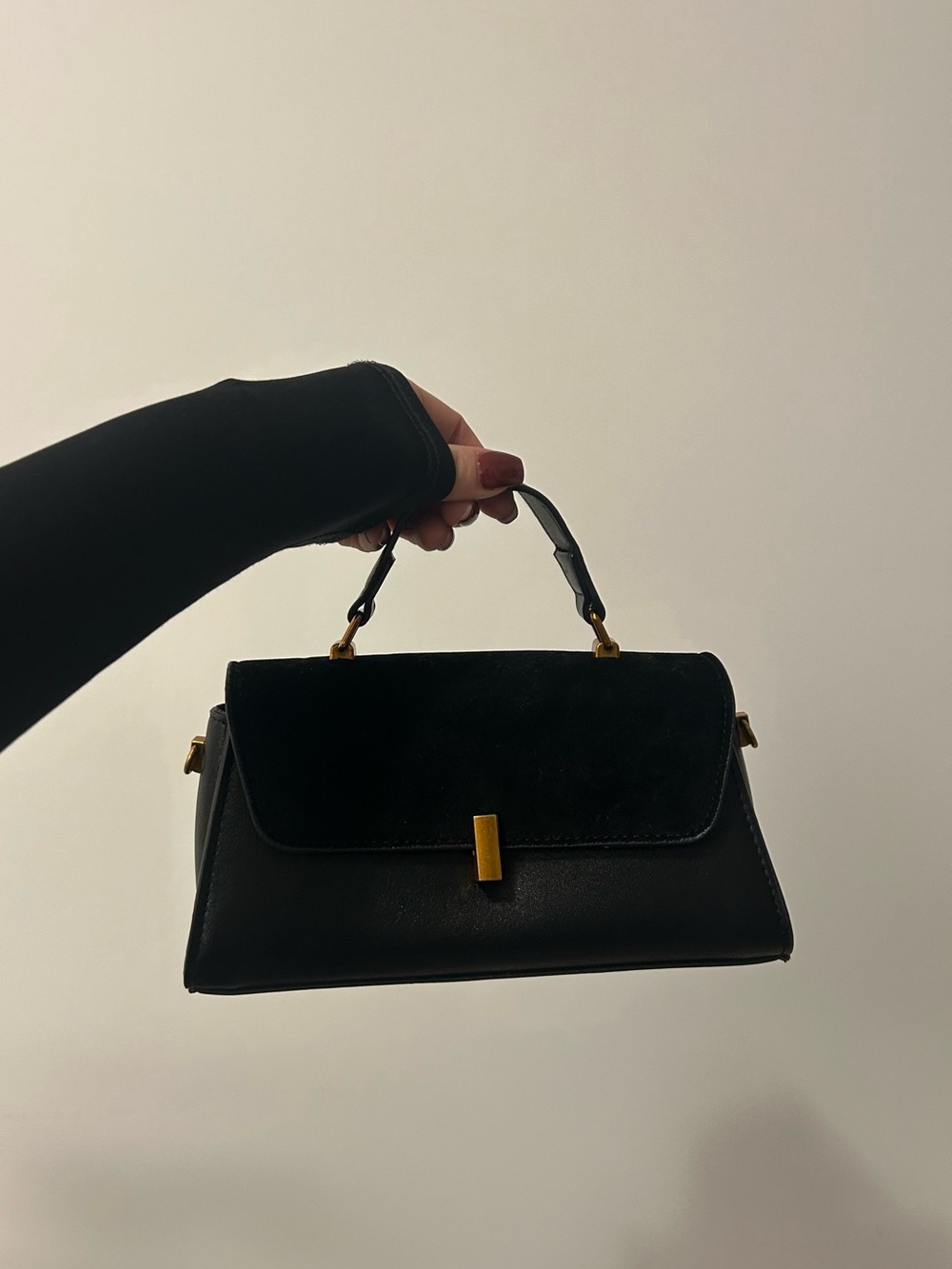 Classic Black Top-Handle Women's Bag